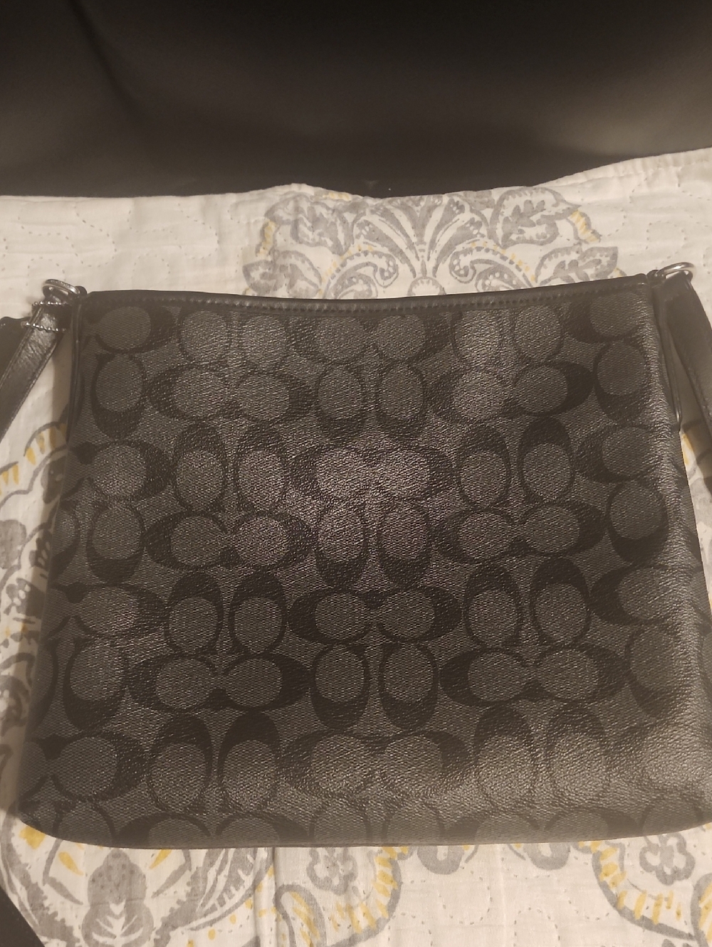 Coach Black Signature Crossbody Bag - Picture 2 of 7